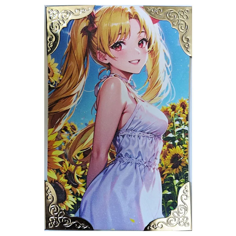 Anime Goddess Story Rare Refraction Game Collectible Card Eula Keqing Himeko Yoimiya Hu Tao Kafka Toys for boys birthday present