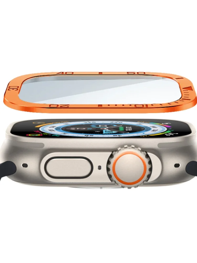 Металлическая защитная пленка для Apple Watch Ultra 2 49 мм 9H