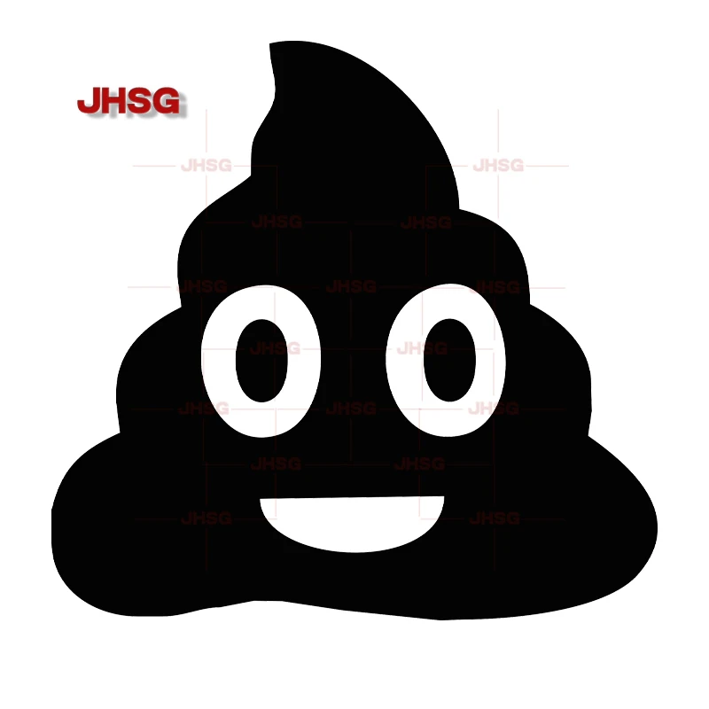 

Poop Expression Vinyl Stickers for Cars, Motorcycles, Laptops, External Decorative Designs, Waterproof PVC