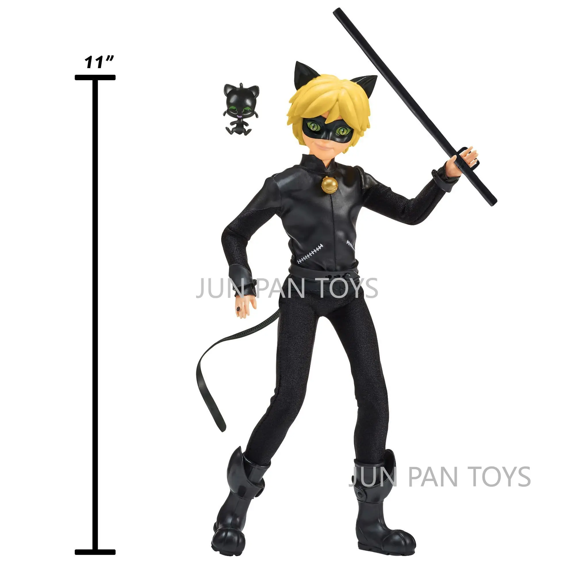 Original Miraculous Ladybug Fashion Dolls 10.5 Inch Queen Bee Rena Rouge Cat Noir Dragon Bug Fashion Flip Playsets Bjd Girl Toy