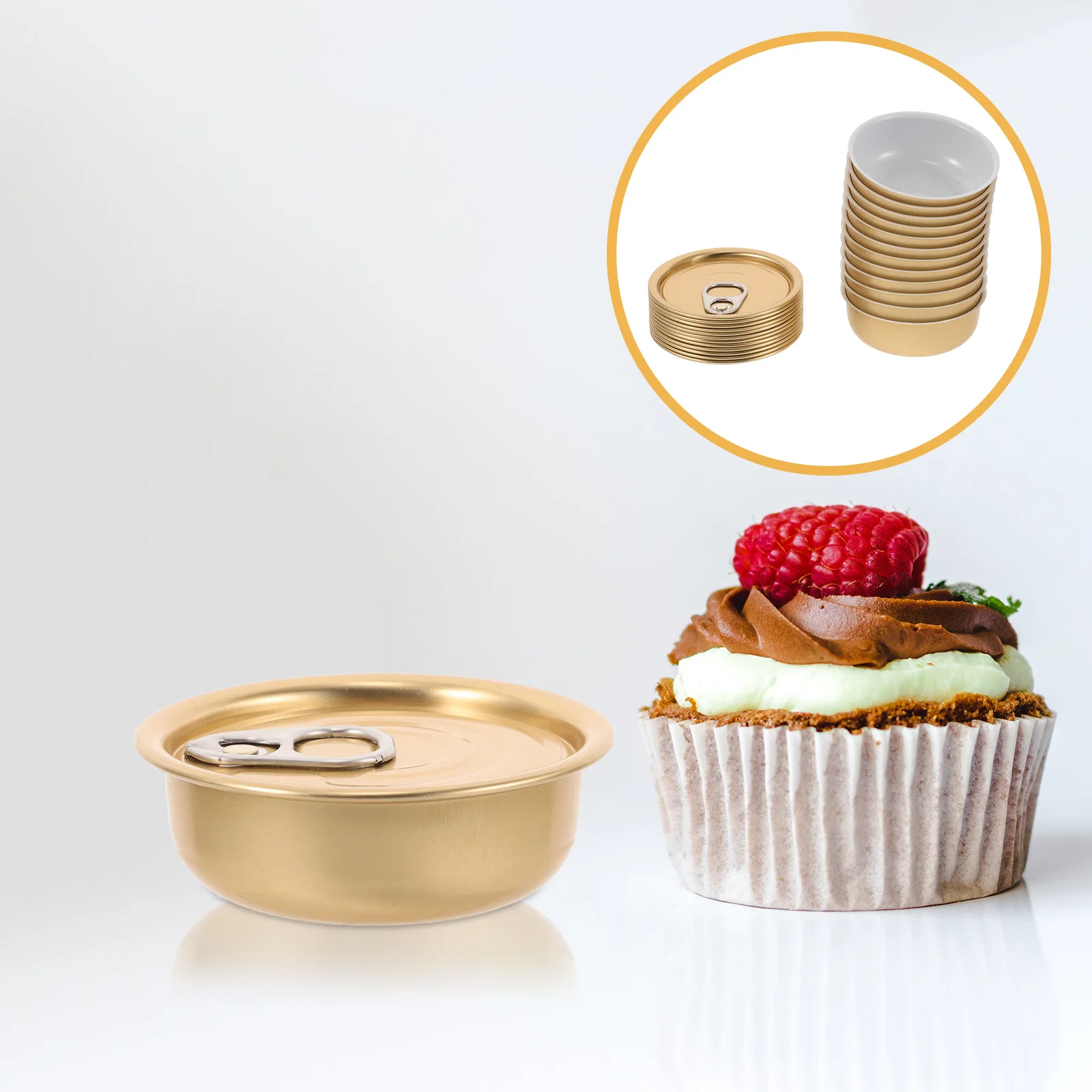 

12pcs Small Metal Canisters With Lids Empty Tinplate Cans Pet Food Storage Containers Large Dog Cat Food Tins Holiday Cookie