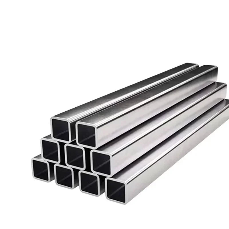 1 x Stück, Länge 500 mm, 304 Edelstahl, Vierkantrohr, rechteckiges Rohr, Industrieanschluss, Heim-DIY-Metallhalterung, Rohr, flaches Rohr