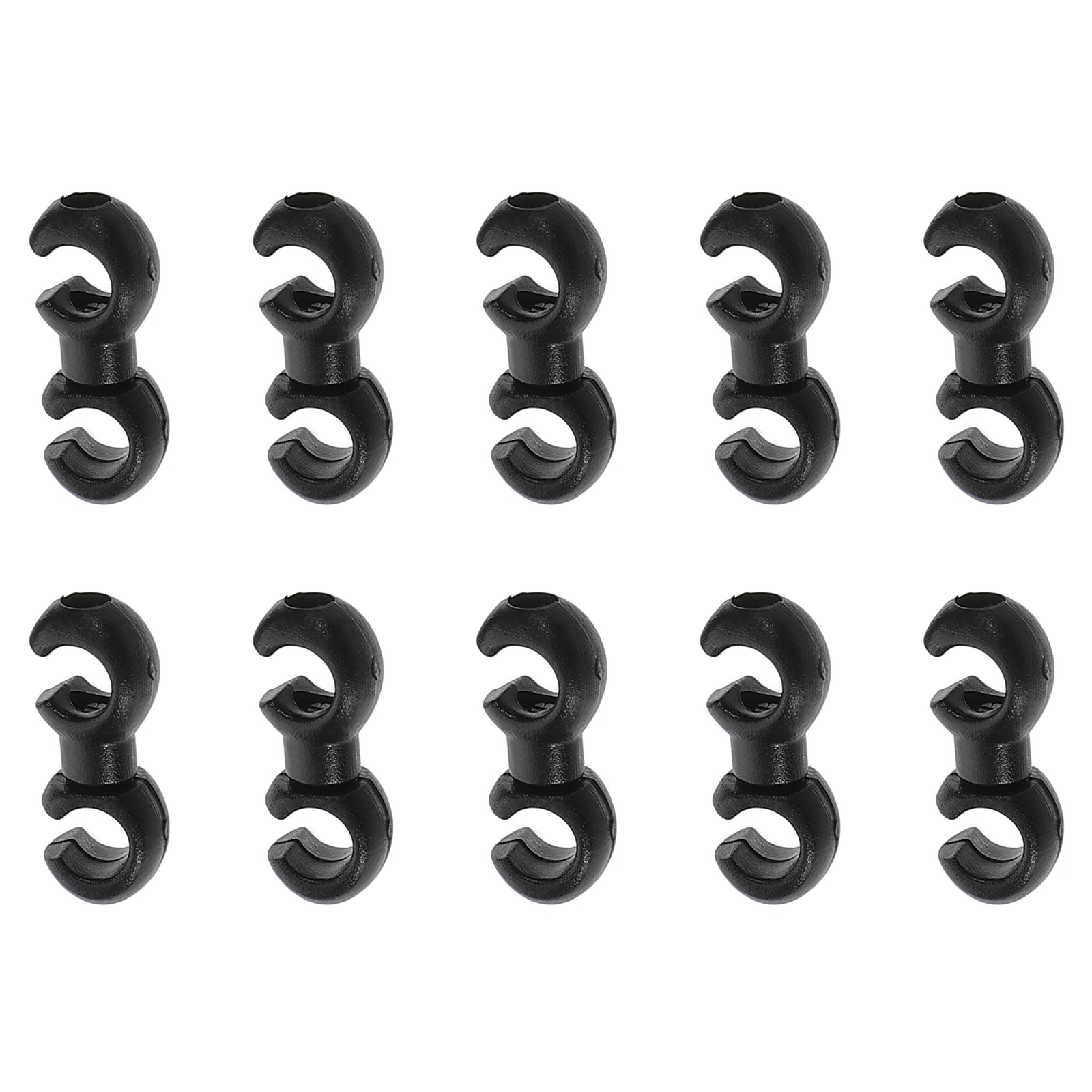 

10 PCS Bicycle Buckle Cable Clips Bike Clamps Brake Shift Base Accessory Organizer