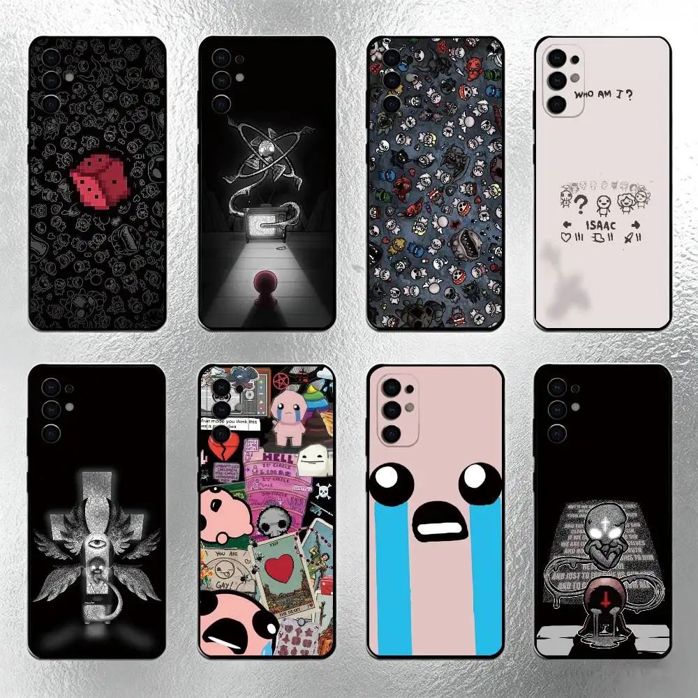 

The B-Binding Of I-Isaac Phone Case Black Silicone Soft For Samsung S25,S24,S21,S22,S23,S30,Ultra,S20,Plus,Fe,Lite