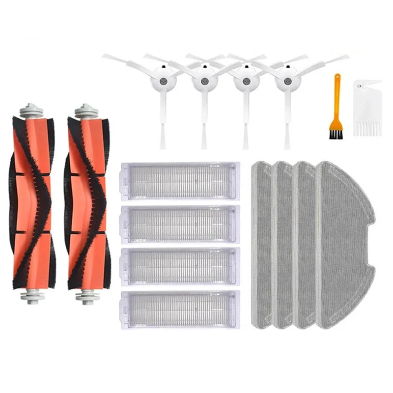 B46B-جديد فلتر Hepa فرشاة جانبية فرشاة رئيسية ممسحة الملابس لشاومي Mi روبوت مكنسة كهربائية ممسحة 2 Lite Mop 2 Pro MJSTL MJST1SHW أجزاء