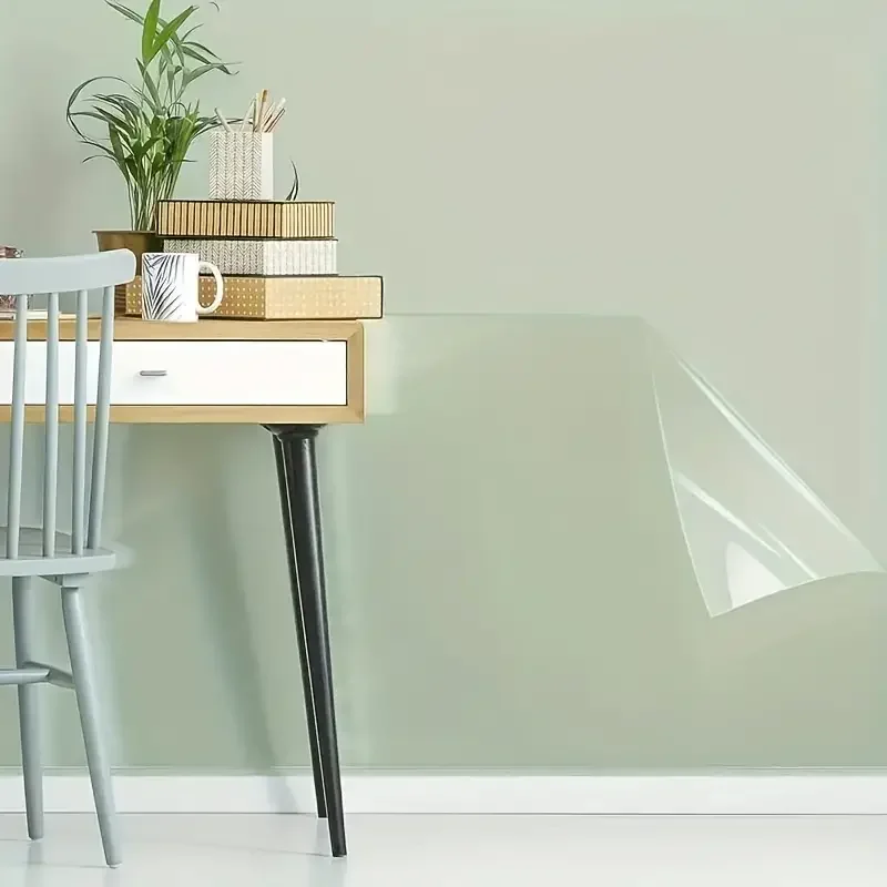 

1pc 60x 200cm Transparent Kitchen Sticker Oil Resistant And Heat-Resistant Household Wall Decoration Wallpaper Kitchen Sticker