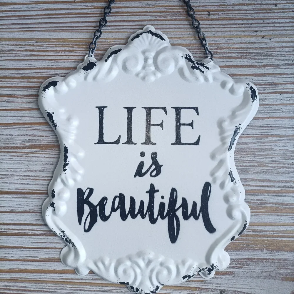 Villa courtyard decoration pendant B & B green plant pendant Garden wall decoration Gardening groceries
