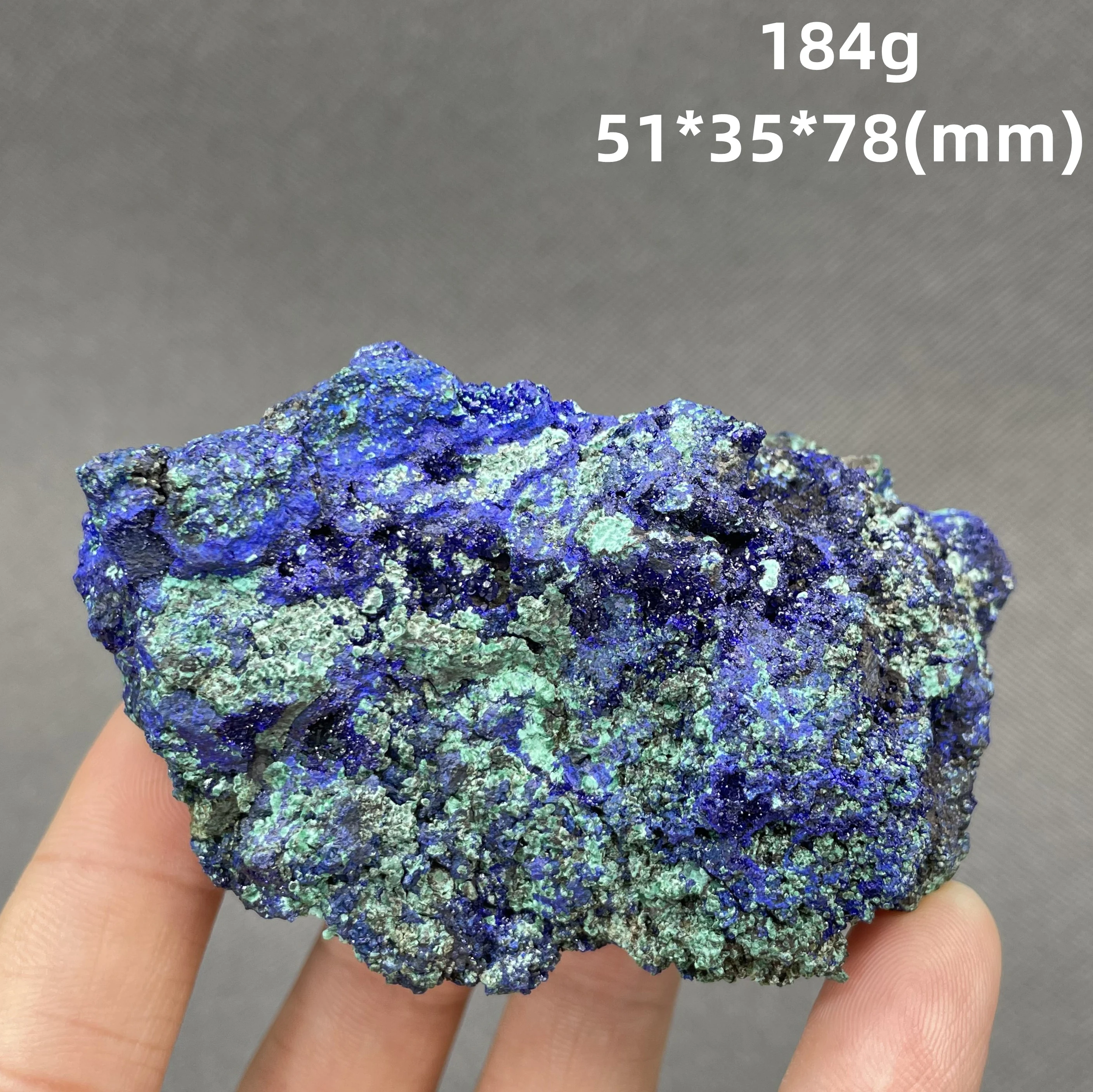 BEST! 100% Natural beautiful Azurite and Malachite symbiotic mineral specimen crystal Stones and crystals Healing crystal