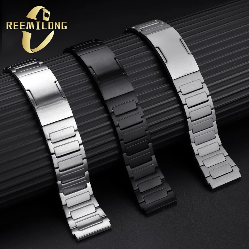 Titanium watch strap 23mm metal silver black gray quick change release pin men watchband For CASIO PROTREK PRW-60Y PRW-70/50/30