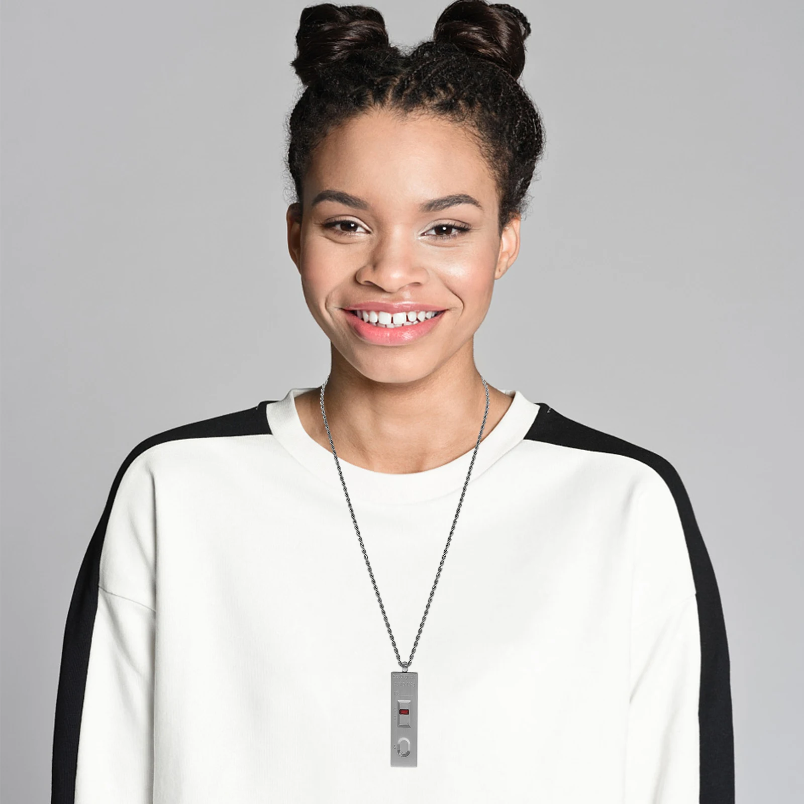 1pc Detection Pendant Necklace Unique Religious Style Cool Charm for Men Women Party Club Bar Gift Idea Durable