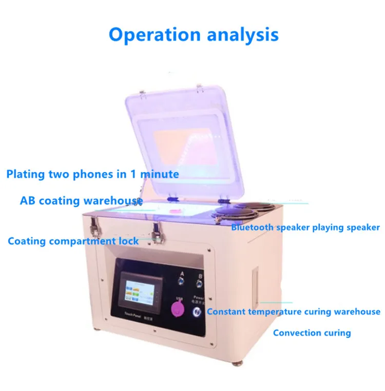 High Quality Mobile Phone Anti Scratch Waterproof Vacuum Nano Coating Machine Waterproof Coating Machine