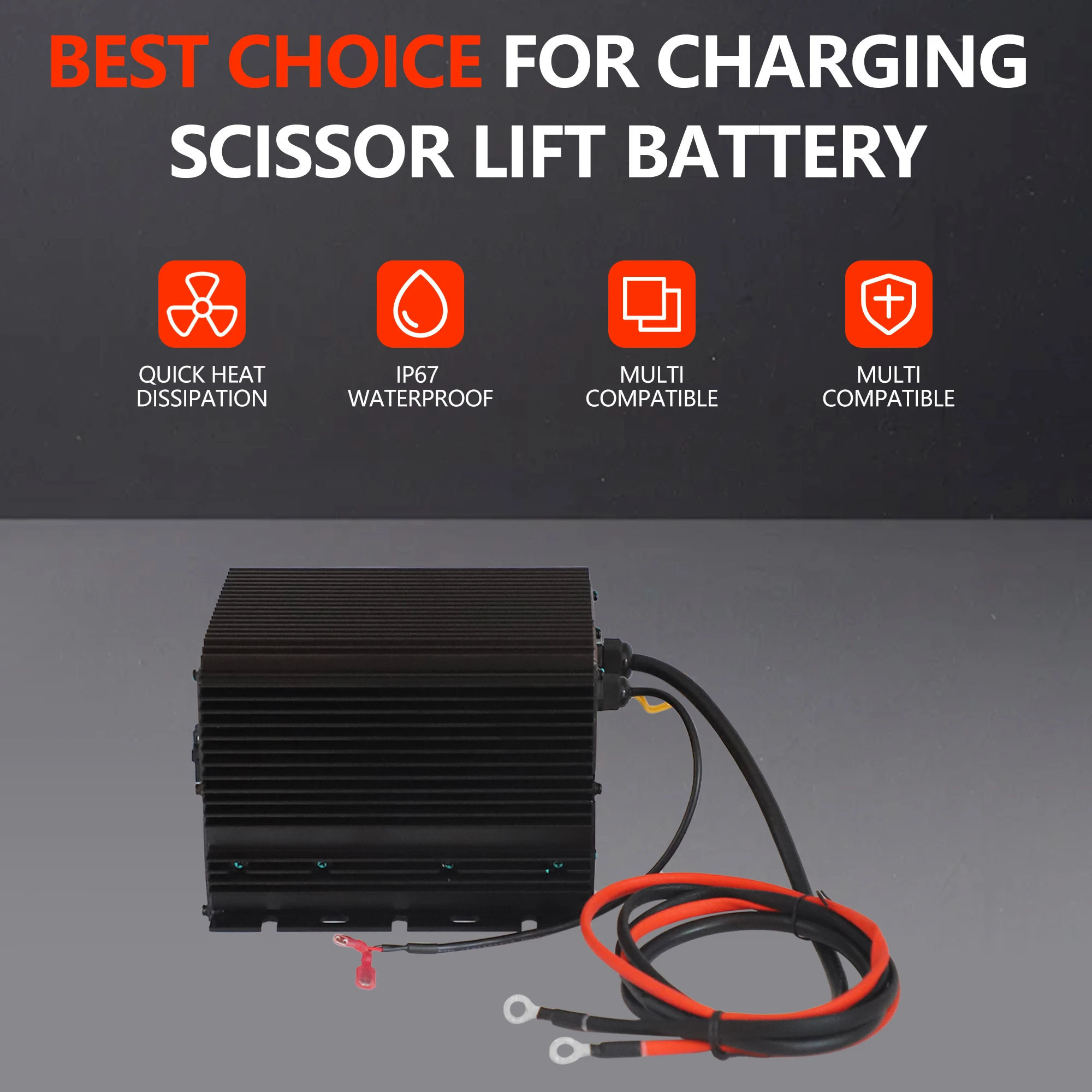 24V/25A Battery Charger 7041782 90712 25890712 25890799 for JLG MEC Scissor Lift