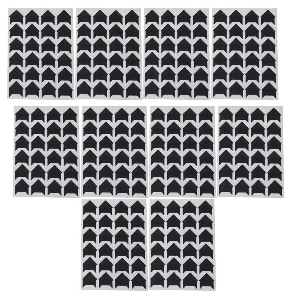 

Black Paper Photo Corners Scrapbooking Stickers Photocard Decoration Sticker Pack for DIY Album