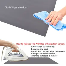 Anti-Light Portable Projector Screen #6