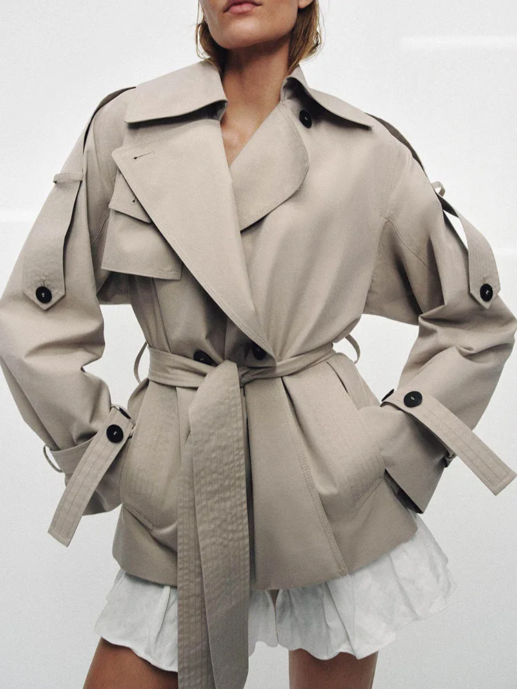 

New Summer 2026 Women's Fashion Casual Loose Long Sleeve Turn-down Collar Oversized Coat Stylish Versatile Outerwear