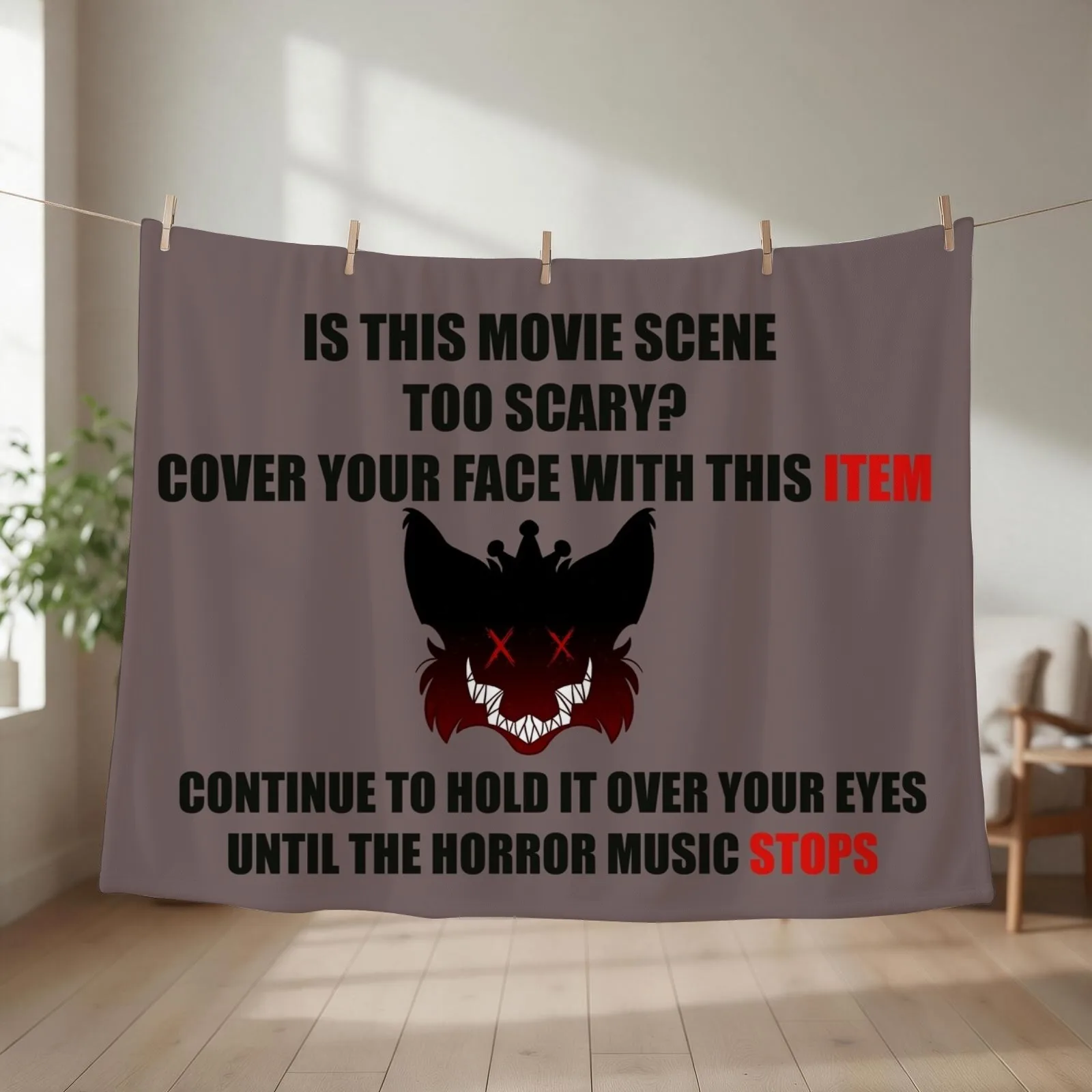 Horror Protective Gear Throw Blanket Shaggy decorative Polar Tourist Blankets