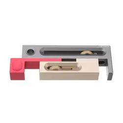 HONGDUI Kerfmaker Table Saw Slot Adjuster Mortise and Tenon Tool Woodworking Movable Measuring Block