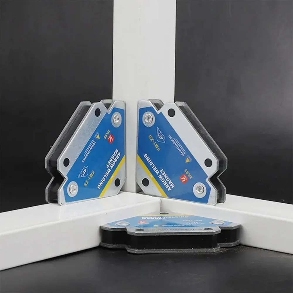 1/2/4Pcs 12.5KG Magnetic Welding Holders Strong Magnetic Force Weld Fixer Auxiliary Locator Tools Weld Positioner Weld Bracket