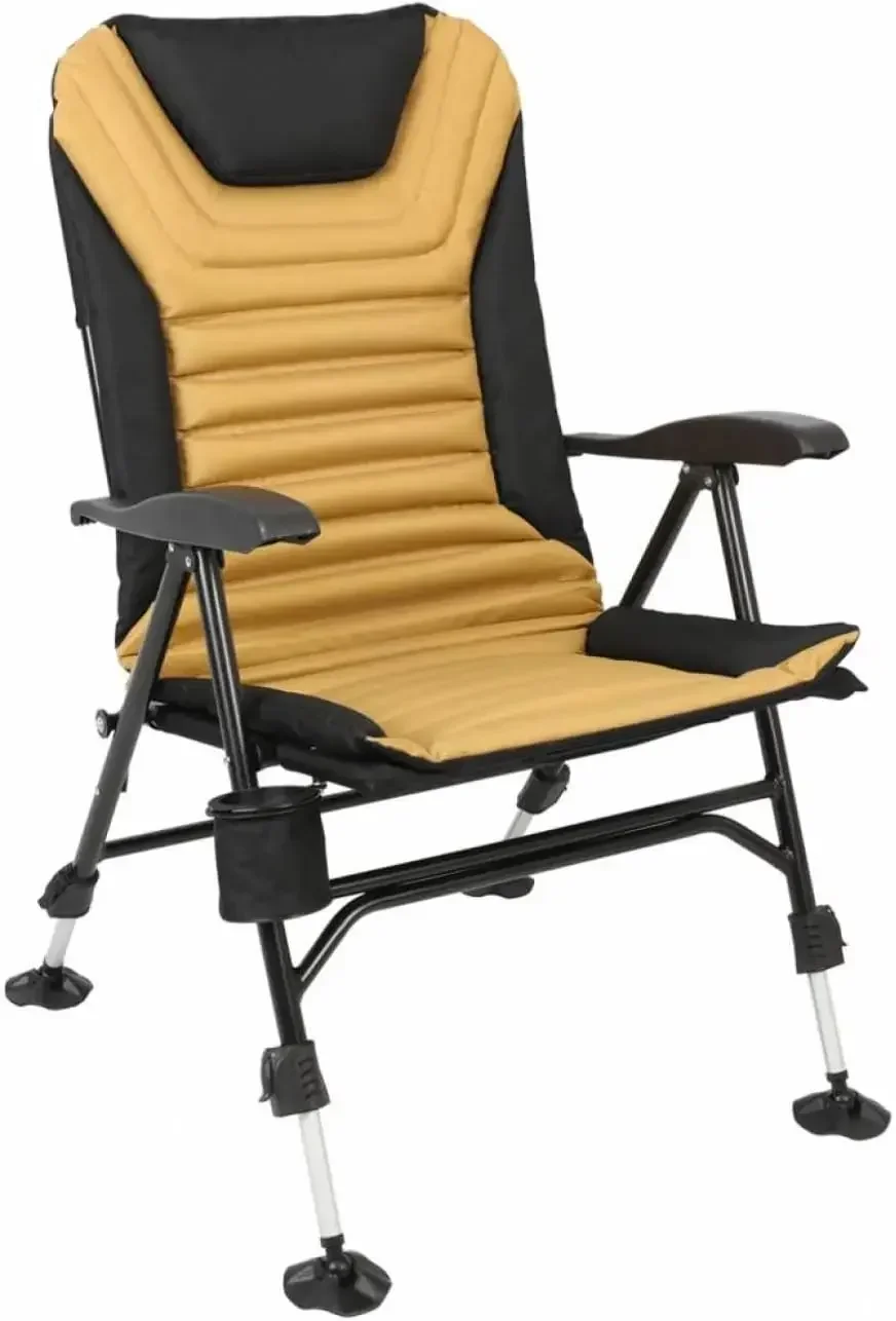 Chair, Ultimate Portable Luxury Rugged Outdoor Folding Chair for Camping, Glamping, Sports & Outdoor