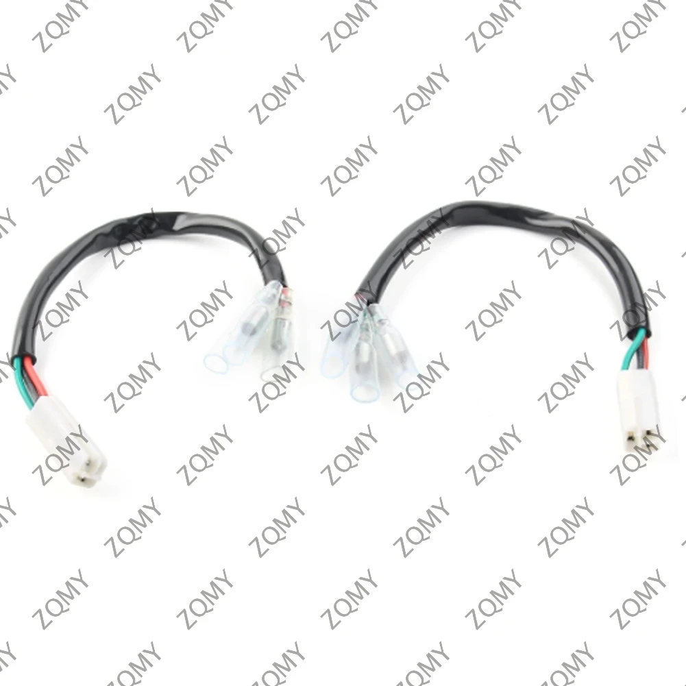 2pcs Type 3-Wire Motorcycle Turn Signal Indicator Wiring Connector Wire Harness For Honda CBR600RR CBR1000RR Motorbike Parts