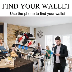 Mag Safe Wallet Fouder Find My Wallet Tracker for Men who lose Wallet Trackable Wallet for Android Boyfriend Gift