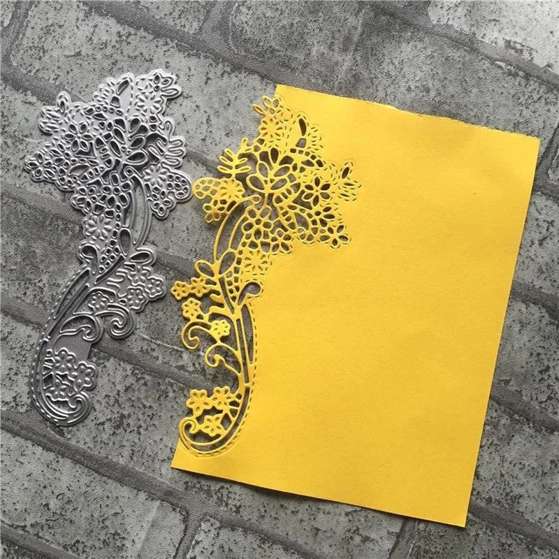 Lace Flower Border Metal Cutting Dies Stencils Die Cut DIY Scrapbooking Album Paper Card Embossing