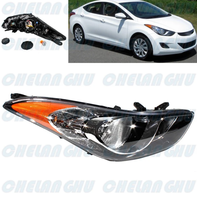 Right Side Headlight Headlamp without Bulbs Fit for Hyundai Elantra 2011 2012 2013 US Version Car accessories 2502161