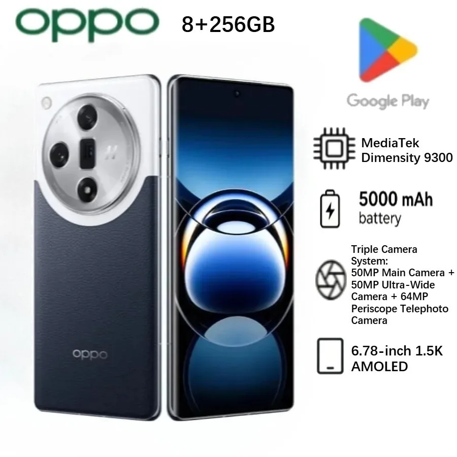 2026 new OPPO Find X7 Dual SIM 100W Fast Charging 8+256GB Storage Long Battery Life Global Version Smartphone