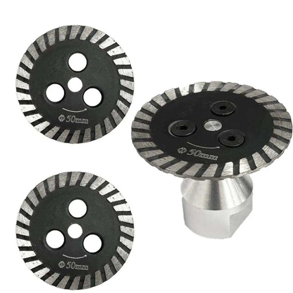 3-ピース-セット彫刻鋸刃彫刻切断ディスク-14-ミリメートルスレッド鋸刃-2-研削ディスク付きコンクリートセラミックタイルカッター