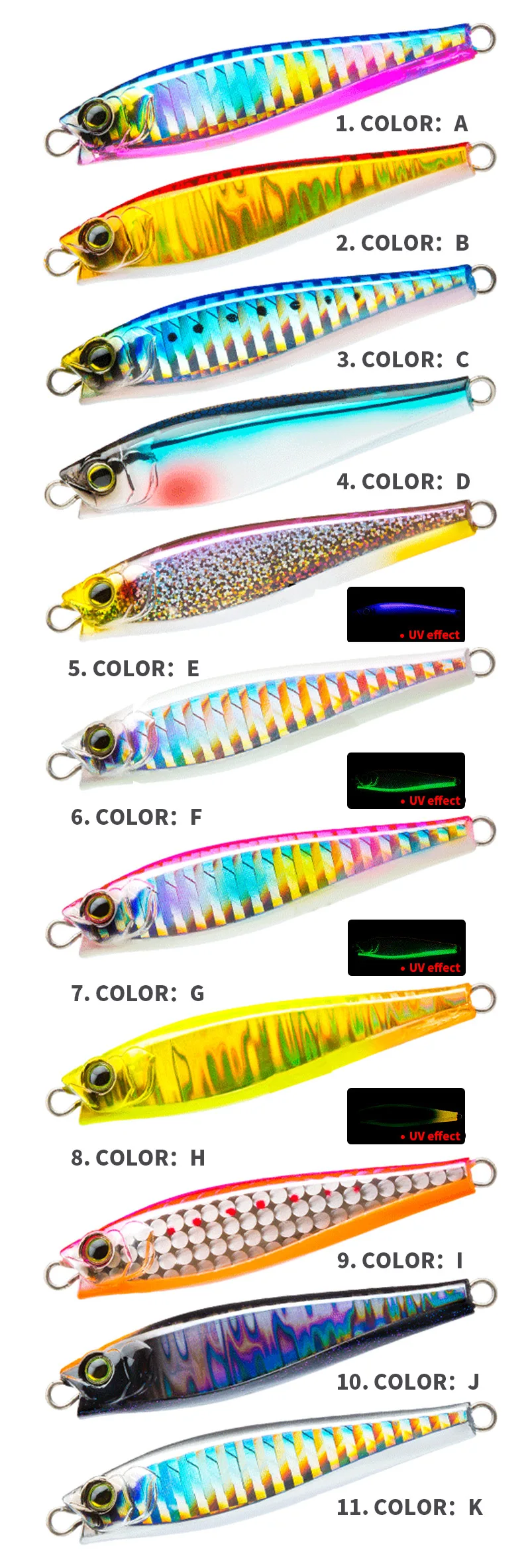 Luya Köder 80mm/30g Unterwasser-Pencil-Köder für Weitwurf-Meeresfischerei auf Wolfsbarsch, Neues Produkt – Detail 7