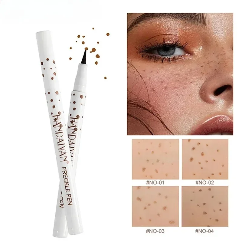 

EOEKKY Face Fake Freckles Pen Natural Waterproof Lifelike Fake Freckles Pen for Long Lasting Dot Spot Pen Makep Tool Cosmetic