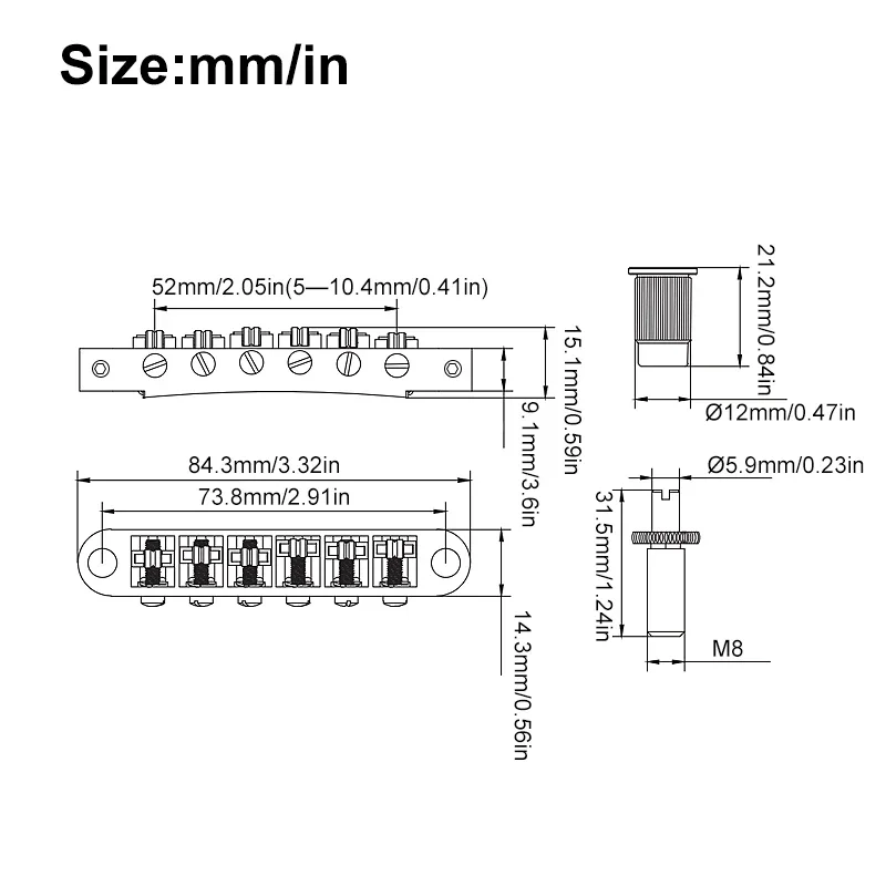 Guitar Tune-O-Matic… - image