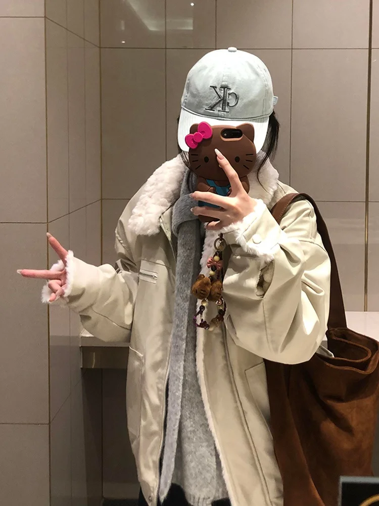 

Lamb Wool Jacket Dark Green Woman Barn Style Rural Countryside Farm Ranch Agriculture Field Crop Harvest Pastoral Agrarian Girls