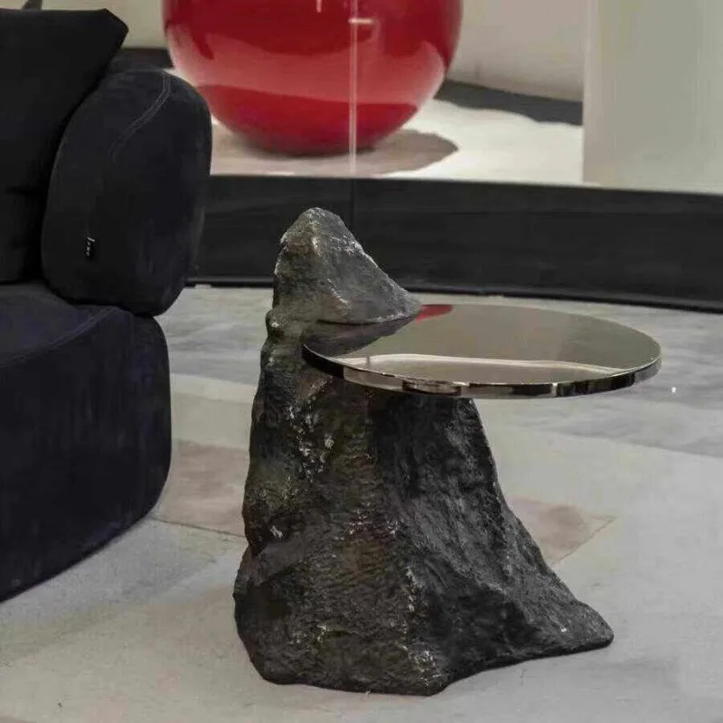 Premium Marble Stone Coffee Table B & B Sales Office Household Fiberglass Coffee Table
