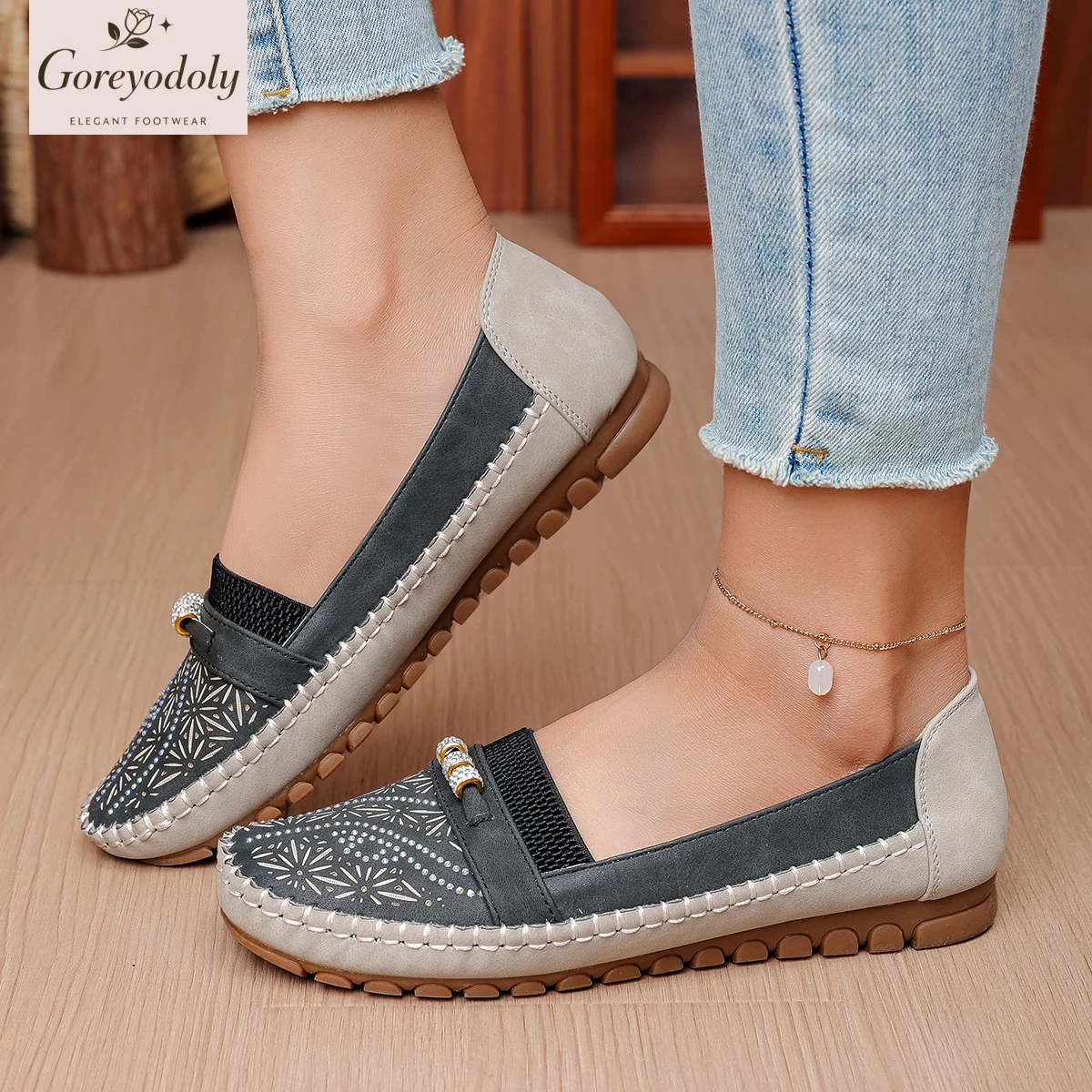 Goreyodoly Women Slip-On Loafe - огляд і ціна Leatherwork Drawing