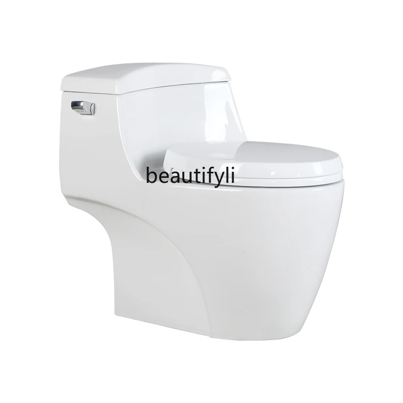 

Toilet Bathroom Super Rotating Deodorant Household Ordinary Sit Toilet Mute Pumping One-Piece Toilet 3722T