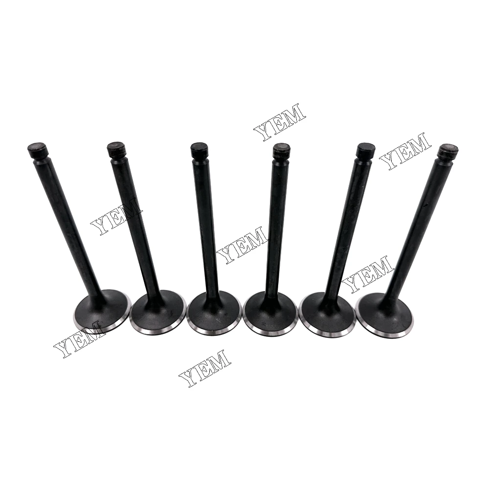 6x High performance 6D24 Intake Valve For Mitsubishi Engine parts