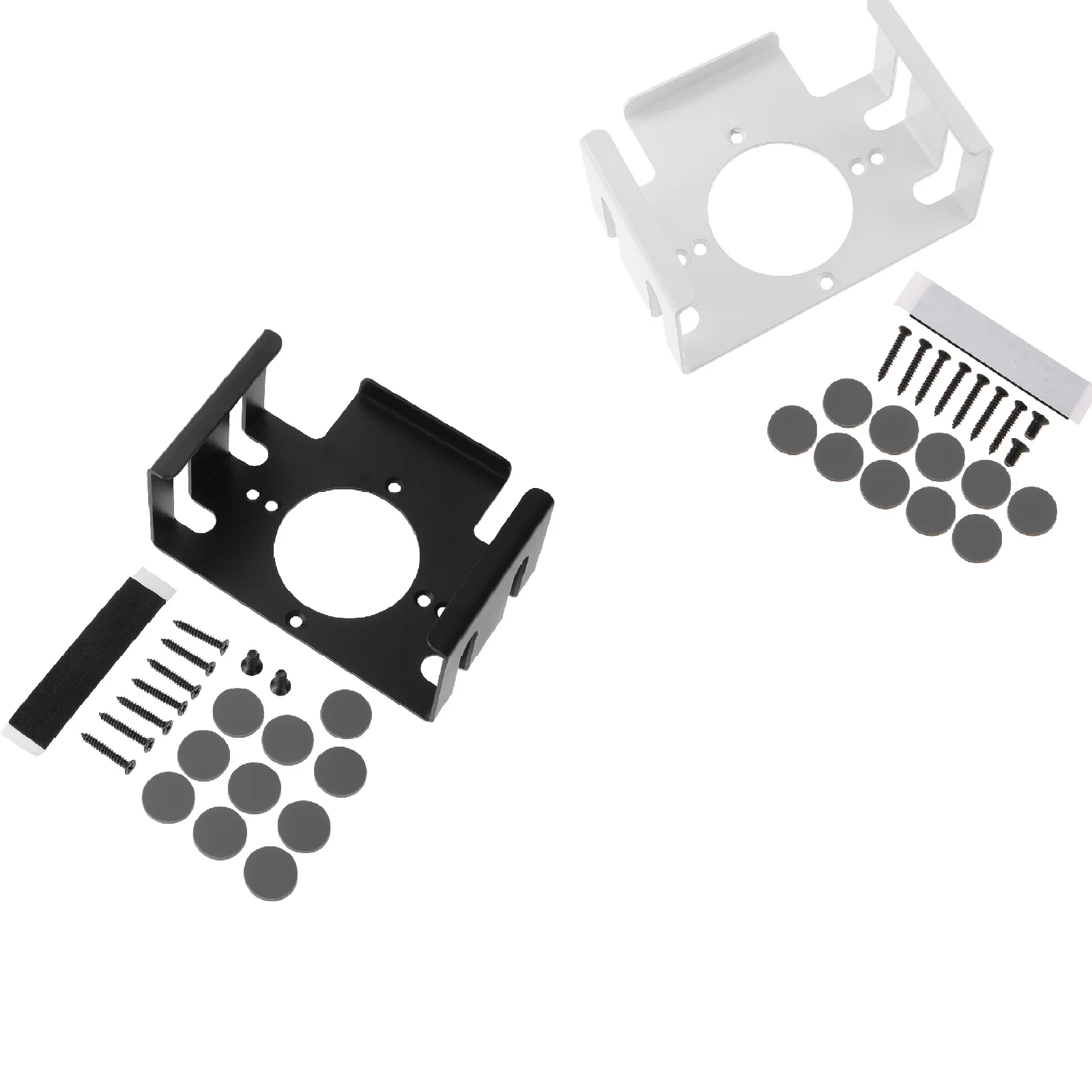 1Pc Under Table Bracket With Screws Compatible with VESA Hole Monitor Mount Plaster Wall Replacement Wall Mount Stand Hanging