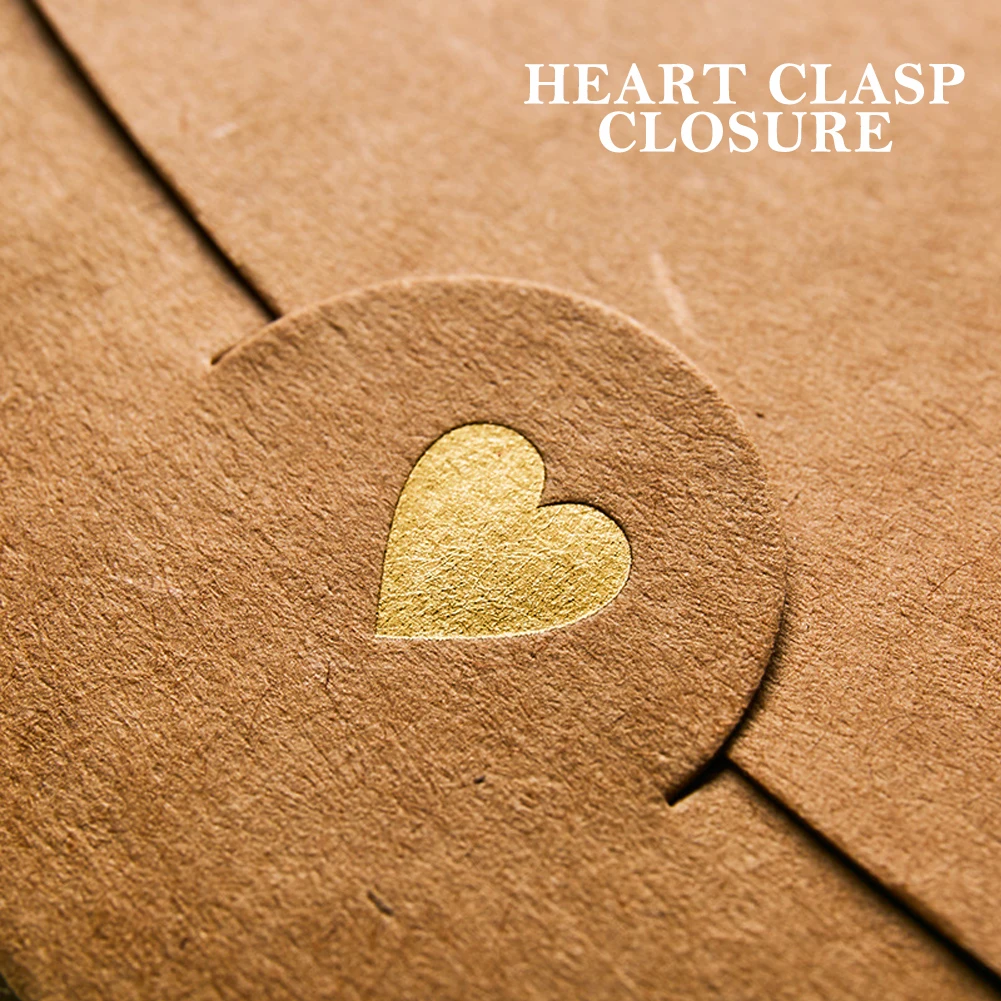 58pcs Stamps For Gift Cards Valentines Day Letter Christmas Birthday Party Home Office With Heart Clasp DIY Small Envelope Notes