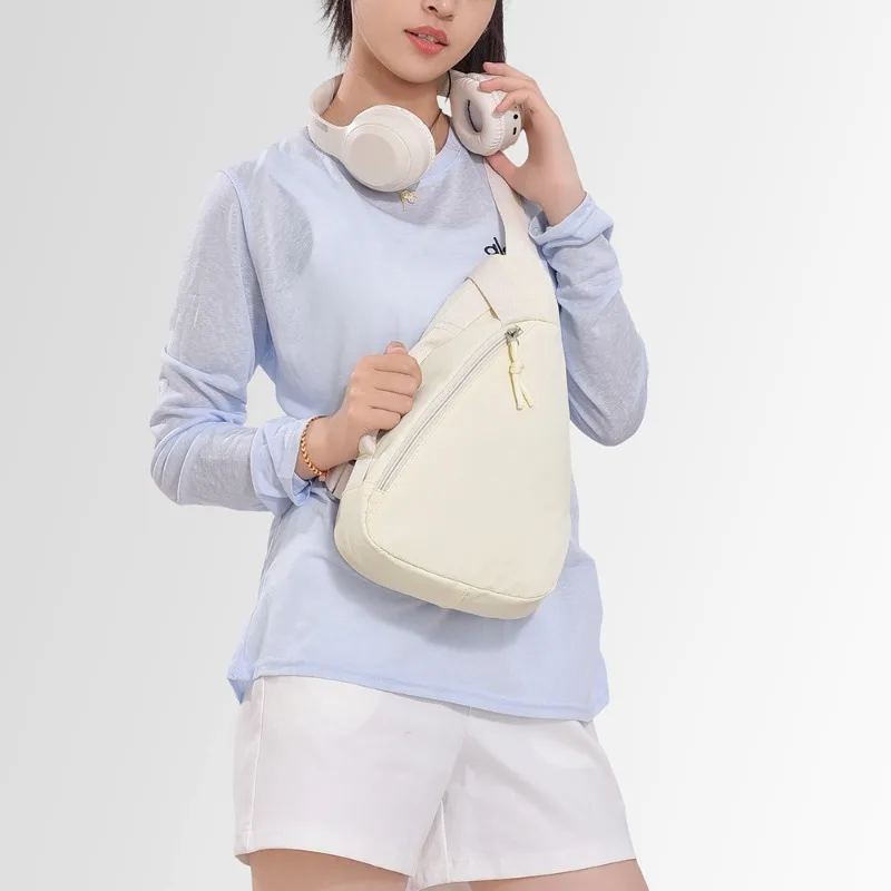 

2025 Japanese Style Sports Chest Bag Crossbody Bag Korean Versatile Casual Mobile Phone Waist Bag Simple Multifunctional Bag