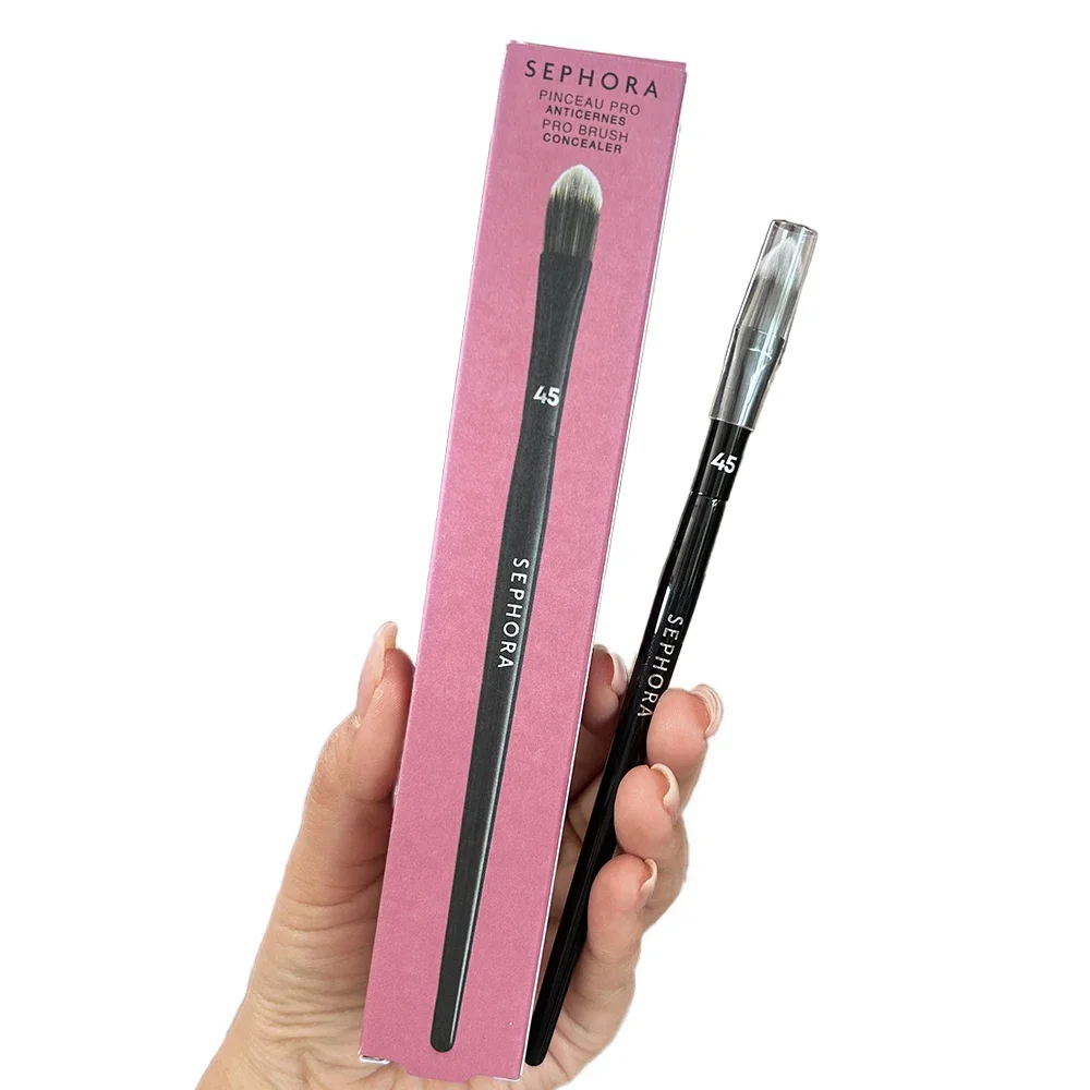 فرش مكياج احترافية، بودرة وجه سوداء، أحمر خدود كونتور، ظلال عيون، تجعد، أدوات تجميل مع صندوق #6