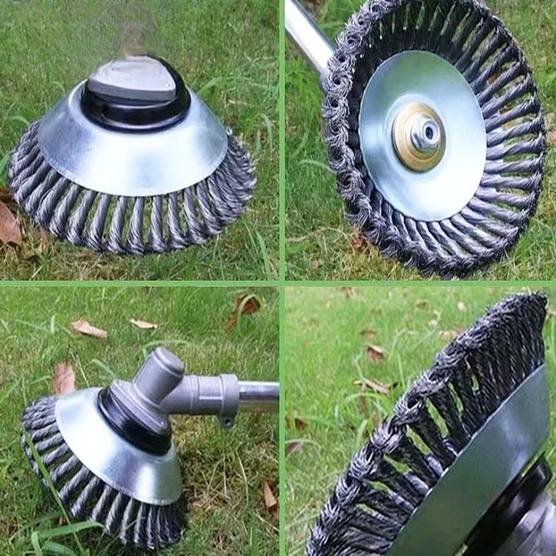 Garden Lawn Mower Head 1 PC 6/8 Inch Wire Disc Lawn Mower Accessory Courtyard Garden Trimming Tool Parts Grass Cutter Heads