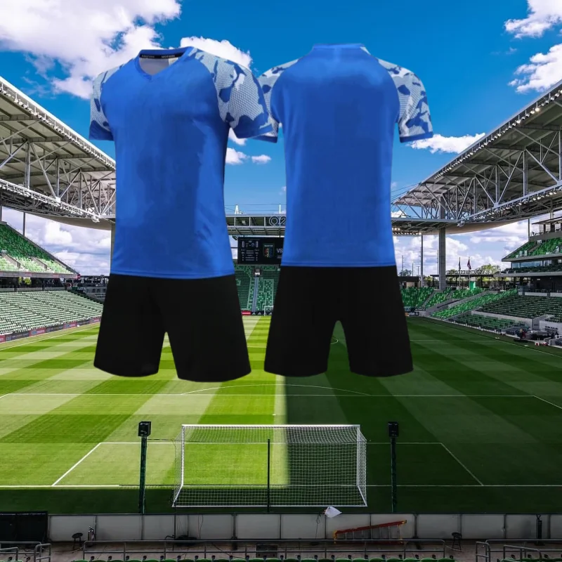 

Summer Hot-selling Short-sleeved Shorts Set Adult Children Parent-child Basketball Football Outdoor Training Breathable Set