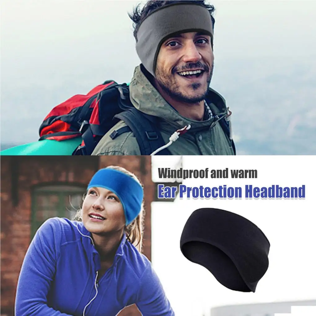 2 Pieces Warm Earmuffs Retro Fleece Comfortable Moderate Thickness Easy to Carry Sports Hairband Good Elasticity Earcaps