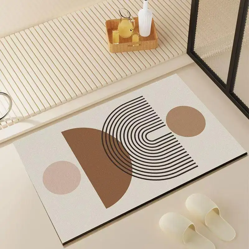 Bathroom absorbent diatom mud toilet  doormat toilet toilet floor mat toilet carpet