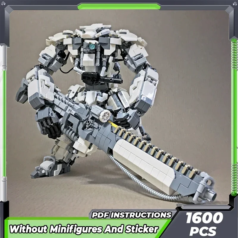 Moc Building Bricks Military Model Hammer Guardian Mecha Technology Modular Blocks Gifts Toys For Children DIY Sets Assembly