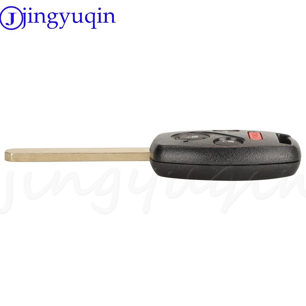 Jingyuqin 2/3/4BTN zdalny klucz samochodowy N5F-S0087-A 433MHz ID46 układu dla Honda Civic 2006 2007 + Auto brelok kontroli 72147-SNB-T010-M2