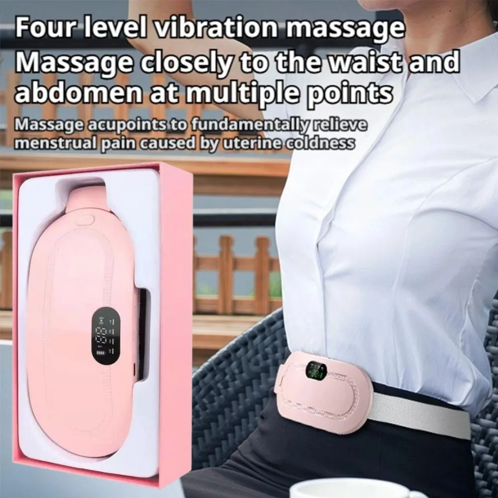 

Rechargeable Uterus Hot Compress Vibration Massage Belt Electric Waist Warming Massage Belt Abdominal Uterine Warm Massage Belt