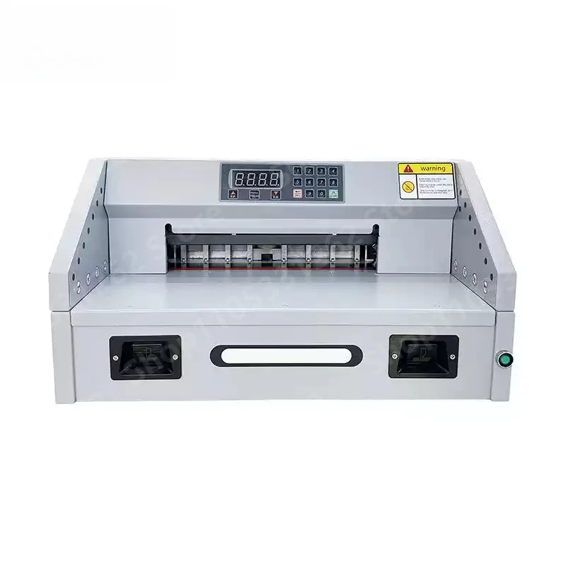 New E330S Desktop electric paper cutter CNC automatic paper cutting tender trimming office heavy automatic cutting machine 120w