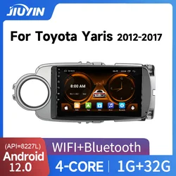 Jiuyin ai voz 2 din android rádio automático para toyota yaris 2012 2013 20014-2017 carplay carro multimídia gps 2din autoradio